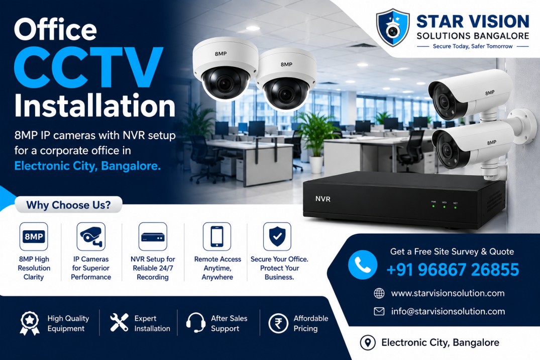 CCTV Installation in Electronic City Bangalore